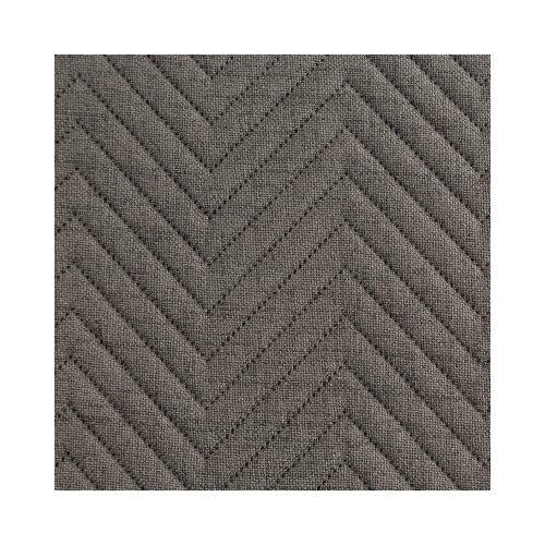 Len3 vászon szerkezetű préselt mintás ágytakaró Szürke 170x210 cm