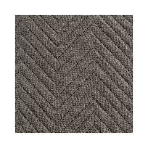 Len3 vászon szerkezetű préselt mintás ágytakaró Szürke 220x240 cm