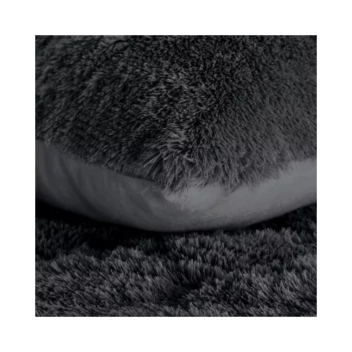 Tiffany meleg és puha szőrme hatású ágyneműhuzat Fekete 220x200 cm - 70x80 cm 2db