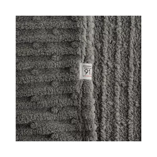 Lisa puha plüss takaró Acélszürke 130x170 cm