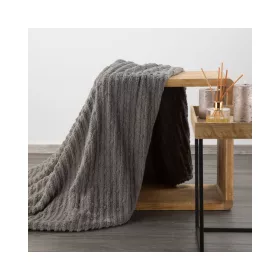 Lisa puha plüss takaró Acélszürke 150x200 cm