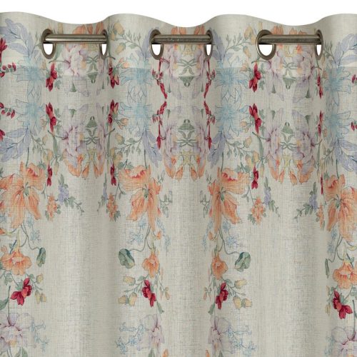 Cara öko stílusú sötétítő függöny Natúr 140x250 cm