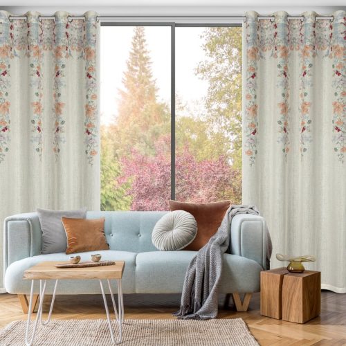 Cara öko stílusú sötétítő függöny Natúr 140x250 cm