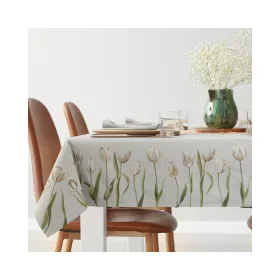   Gobelin asztalterítő nyári virágok motívumával Natúr 140x180 cm +/-5%