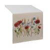 Pipacsos gobelin asztali futó Natúr 40x100 cm +/-5%