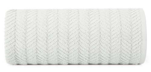 Etno halszálka mintás törölköző egyiptomi pamutból Fehér 30x50 cm