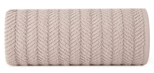 Etno halszálka mintás törölköző egyiptomi pamutból Pasztell rózsaszín 50x90 cm