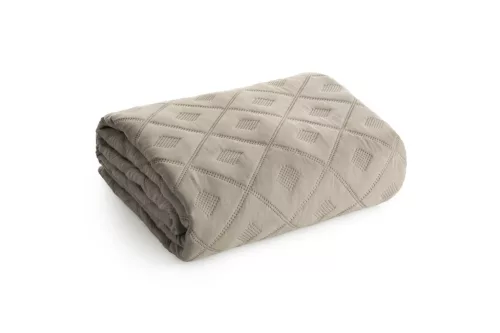 Alara6 mikroszálas ágytakaró Sötét bézs 200x220 cm