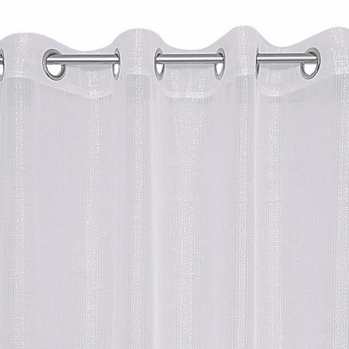 Emma géz fényáteresztő függöny Fehér 140x250 cm