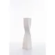 Riso2 kerámia váza Krémszín 12x12x50 cm