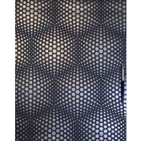 Symphony J50609 tapéta (Vasarely minta fekete)