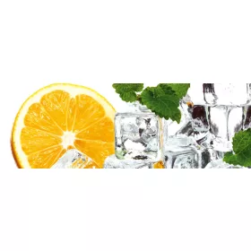 LEMON AND ICE öntapadós konyhai poszter, 180x60 cm
