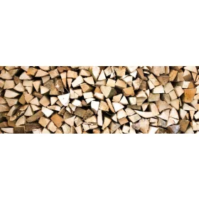 TIMBER LOGS öntapadós konyhai poszter, 180x60 cm