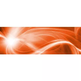 ORANGE ABSTRACT öntapadós konyhai poszter, 180x60 cm