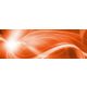 ORANGE ABSTRACT öntapadós konyhai poszter, 180x60 cm