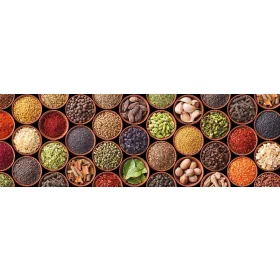SPICE BOWLS öntapadós konyhai poszter, 180x60 cm