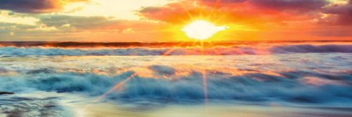 SUNSET öntapadós konyhai poszter, 180x60 cm