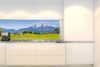 IDYLLIC ALPINE VIEW öntapadós konyhai poszter, 180x60 cm