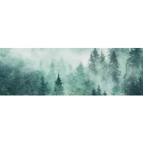 FOGGY FOREST öntapadós konyhai poszter, 180x60 cm