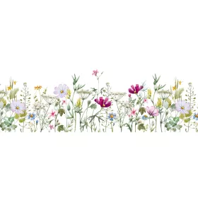 FLORAL PATTERN öntapadós konyhai poszter, 180x60 cm