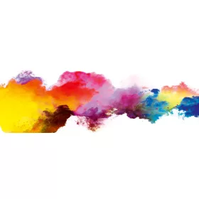   ABSTRACT BLUST OF COLORS öntapadós konyhai poszter, 180x60 cm