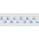 BLUE DELFT TILES öntapadós konyhai poszter, 180x60 cm