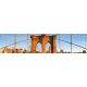 BROOKLYN BRIDGE PANORAMA öntapadós konyhai poszter, 260x60 cm
