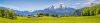 IDYLLIC ALPINE VIEW öntapadós konyhai poszter, 260x60 cm