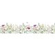FLORAL PATTERN öntapadós konyhai poszter, 260x60 cm
