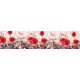POPPY FLOWERS öntapadós konyhai poszter, 260x60 cm