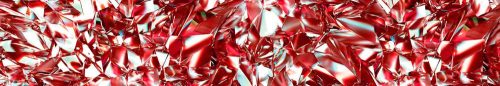 RED CRYSTAL öntapadós konyhai poszter, 350x60 cm