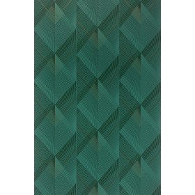 Zöld alapon arany mintás tapéta (L96704)