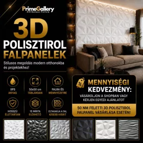 3D Polisztirol Falpanelek