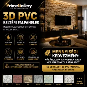 3D PVC Beltéri Falpanelek