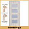 Havas tölgy Merano MDF üveges beltéri ajtó blokk vagy állítható tokkal – PrimeGallery