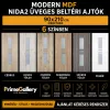 Modern Nida2 MDF üveges beltéri ajtók 6 színben – PrimeGallery