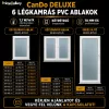CanDo DELUXE 6 légkamrás PVC ablakok – egyszárnyú, kétszárnyú ablakok és erkélyajtó árakkal