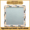 CanDo DELUXE 6 légkamrás PVC egyszárnyú bukó-nyíló ablak több méretben