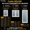 Műanyag CanDo Delux - Iso Plus, 6 légkamrás - 3 rétegű üvegezéssel - Bukó-Nyíló Ablakok - Több méretben