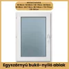 CanDo DELUXE ISO PLUS 3 rétegű egyszárnyú bukó-nyíló PVC ablak – 58x58, 58x88, 58x118, 88x58, 88x88, 88x118, 88x148, 118x118, 118x148 cm