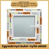 CanDo DELUXE ISO PLUS 3 rétegű PVC egyszárnyú bukó-nyíló ablak több méretben
