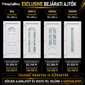 CanDo Exclusive műanyag bejárati ajtók Ibiza Korfu 8 Korzika Tenerife több méretben - PrimeGallery
