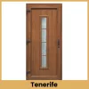 Tenerife aranytölgy bejárati ajtó 98x208 cm – PVC kültéri ajtó kétoldali aranytölgy színben