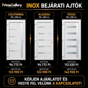 CanDo Inox PVC bejárati ajtó árak California Alaszka Texas 98x208 cm