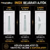 CanDo Inox PVC bejárati ajtó árak Ohio Alabama Európa 98x208 cm