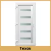 CanDo Inox Texas PVC bejárati ajtó fehér 98x208 cm kilinccsel és zárbetéttel