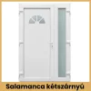 CanDo Salamanca kétszárnyú PVC bejárati ajtó 138x208 cm fehér kivitel