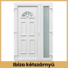 CanDo Ibiza kétszárnyú PVC bejárati ajtó 138x208 cm fehér kivitel