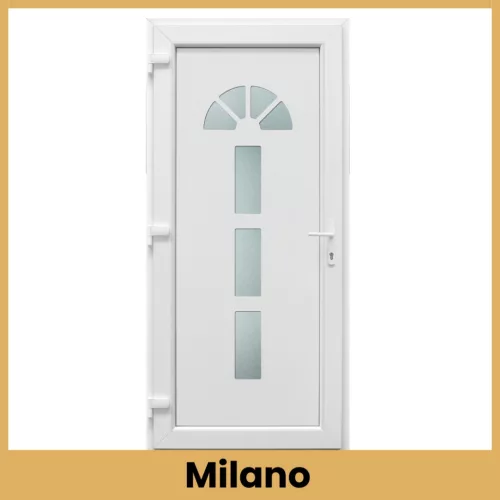 CanDo Medium Milano PVC bejárati ajtó 98x208 cm fehér