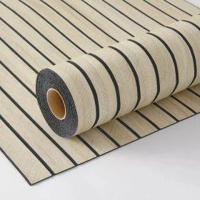   Öntapadós PVC panel, 280 x 60 cm, Világos barna lambéria minta